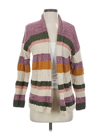 Pre-owned Soft Surroundings Cardigan Sweater In Purple