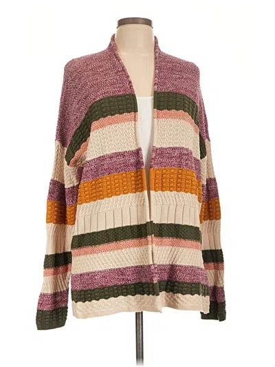 Pre-owned Soft Surroundings Cardigan Sweater In Purple