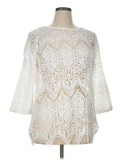 Soft Surroundings Cardigan Sweater In White