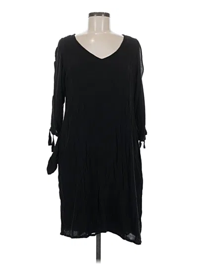 Pre-owned Soft Surroundings Casual Dress In Black