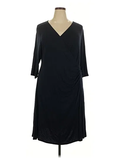 Pre-owned Soft Surroundings Casual Dress In Black