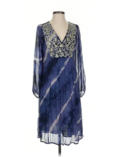 Pre-owned Soft Surroundings Casual Dress In Blue