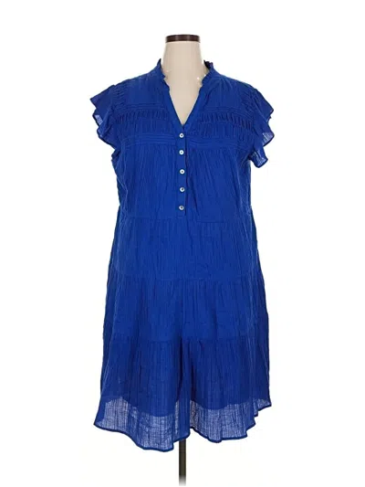 Pre-owned Soft Surroundings Casual Dress In Blue
