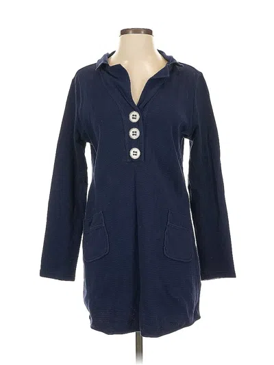 Pre-owned Soft Surroundings Casual Dress In Blue
