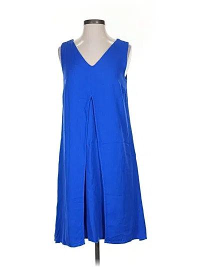 Pre-owned Soft Surroundings Casual Dress In Blue