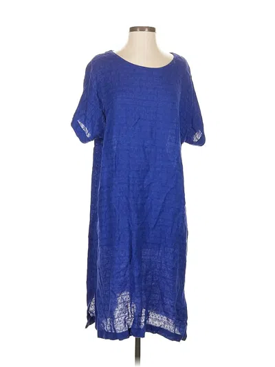 Pre-owned Soft Surroundings Casual Dress In Blue