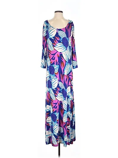 Pre-owned Soft Surroundings Casual Dress In Blue