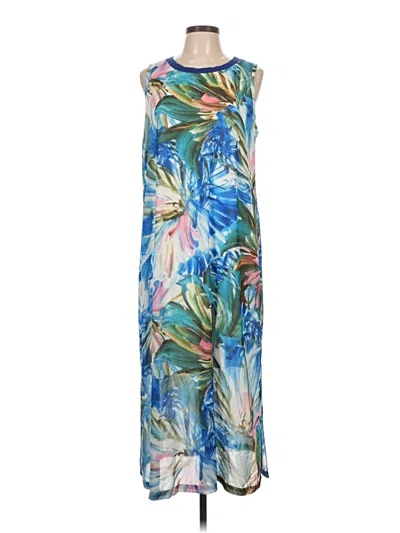 Pre-owned Soft Surroundings Casual Dress In Blue