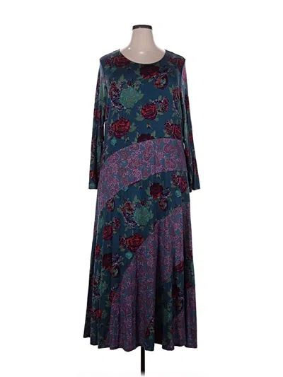 Pre-owned Soft Surroundings Casual Dress In Blue