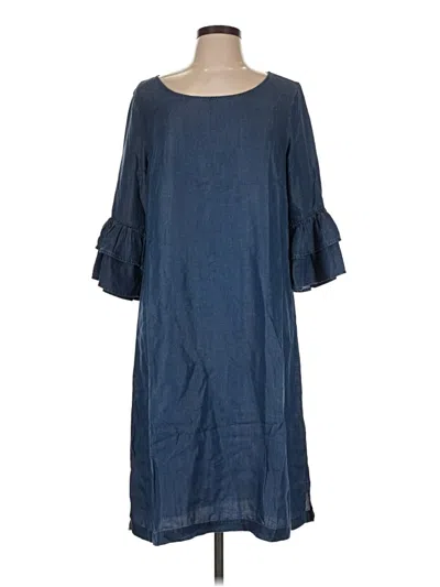 Pre-owned Soft Surroundings Casual Dress In Blue