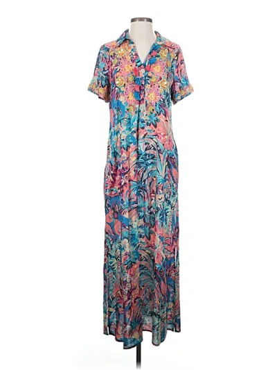 Pre-owned Soft Surroundings Casual Dress In Blue