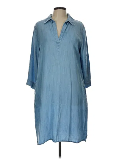 Pre-owned Soft Surroundings Casual Dress In Blue