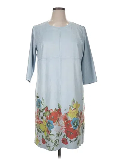 Pre-owned Soft Surroundings Casual Dress In Blue