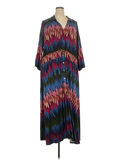 Pre-owned Soft Surroundings Casual Dress In Blue