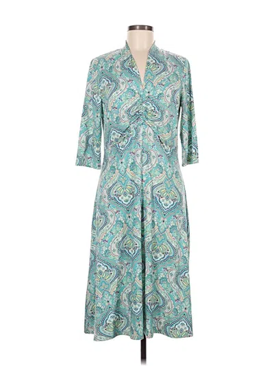 Pre-owned Soft Surroundings Casual Dress In Blue