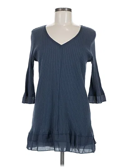 Pre-owned Soft Surroundings Casual Dress In Blue