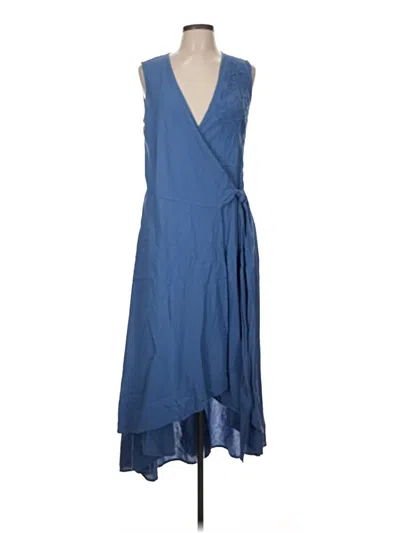 Pre-owned Soft Surroundings Casual Dress In Blue