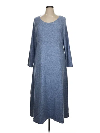 Pre-owned Soft Surroundings Casual Dress In Blue