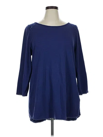 Pre-owned Soft Surroundings Casual Dress In Blue