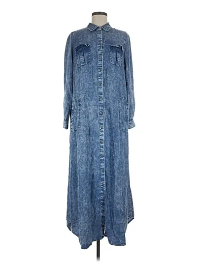 Pre-owned Soft Surroundings Casual Dress In Blue