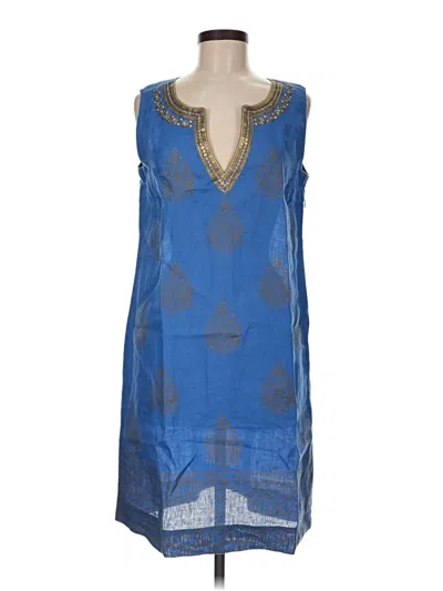 Pre-owned Soft Surroundings Casual Dress In Blue