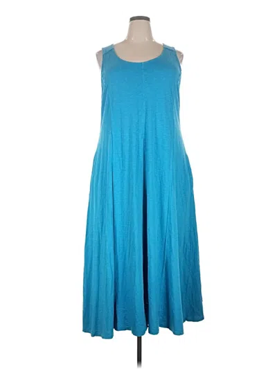 Pre-owned Soft Surroundings Casual Dress In Blue