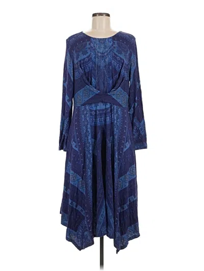 Pre-owned Soft Surroundings Casual Dress In Blue