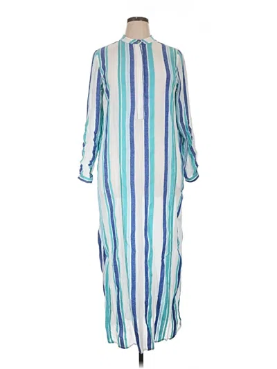 Pre-owned Soft Surroundings Casual Dress In Blue