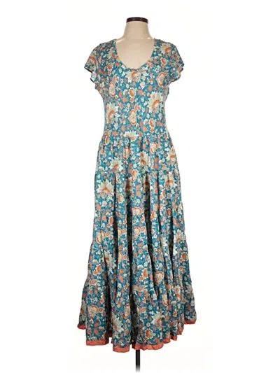 Pre-owned Soft Surroundings Casual Dress In Blue