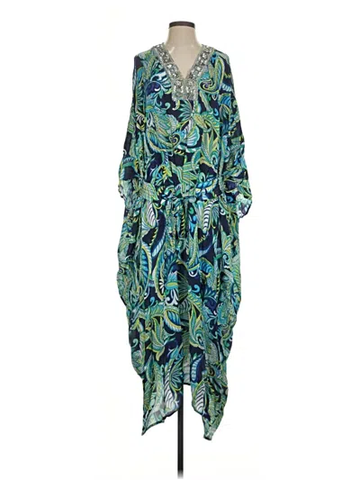 Pre-owned Soft Surroundings Casual Dress In Blue