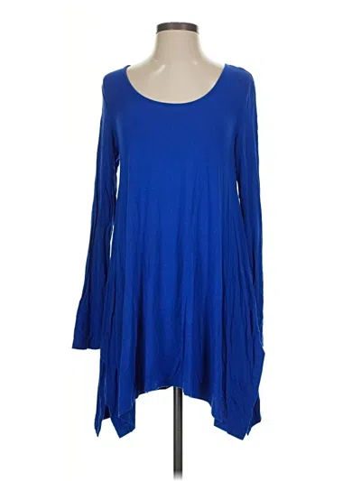 Pre-owned Soft Surroundings Casual Dress In Blue