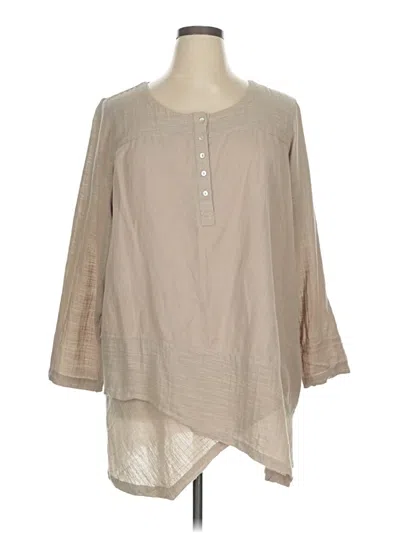 Pre-owned Soft Surroundings Casual Dress In Brown