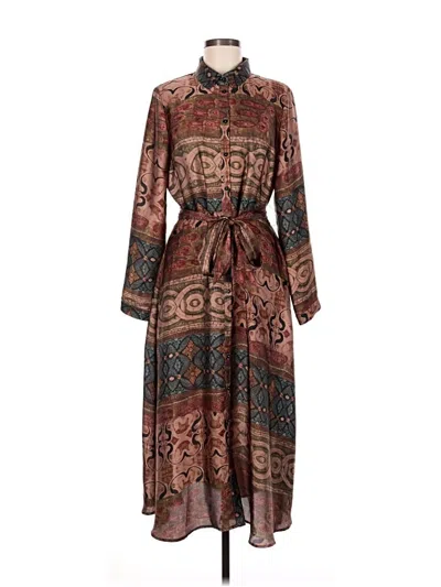 Pre-owned Soft Surroundings Casual Dress In Brown