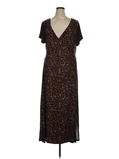 Pre-owned Soft Surroundings Casual Dress In Brown
