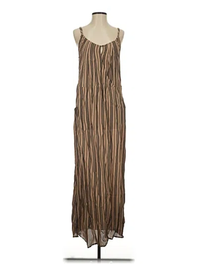 Pre-owned Soft Surroundings Casual Dress In Brown