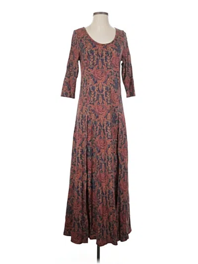 Pre-owned Soft Surroundings Casual Dress In Brown