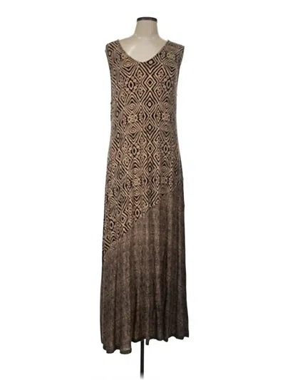 Pre-owned Soft Surroundings Casual Dress In Brown