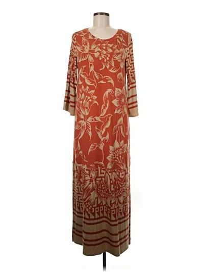 Pre-owned Soft Surroundings Casual Dress In Brown