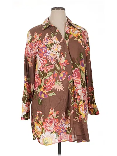 Pre-owned Soft Surroundings Casual Dress In Brown
