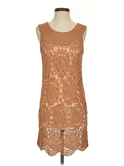 Pre-owned Soft Surroundings Casual Dress In Brown