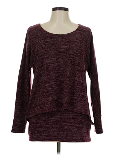 Pre-owned Soft Surroundings Casual Dress In Burgundy