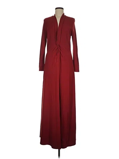 Pre-owned Soft Surroundings Casual Dress In Burgundy