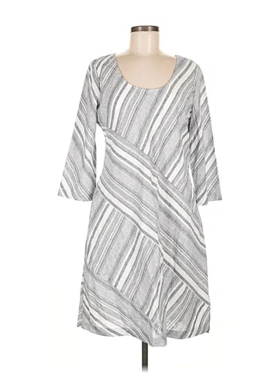 Pre-owned Soft Surroundings Casual Dress In Gray