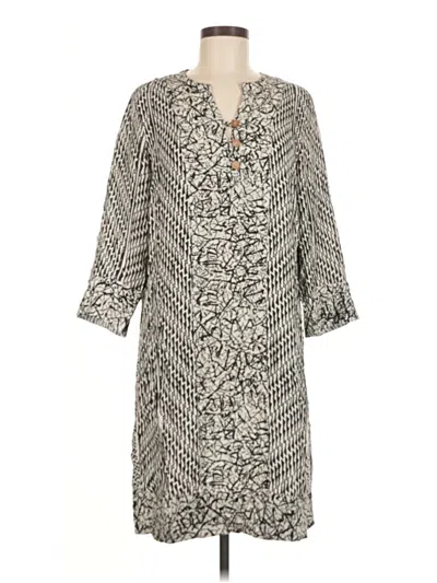 Pre-owned Soft Surroundings Casual Dress In Gray