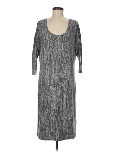 Pre-owned Soft Surroundings Casual Dress In Gray