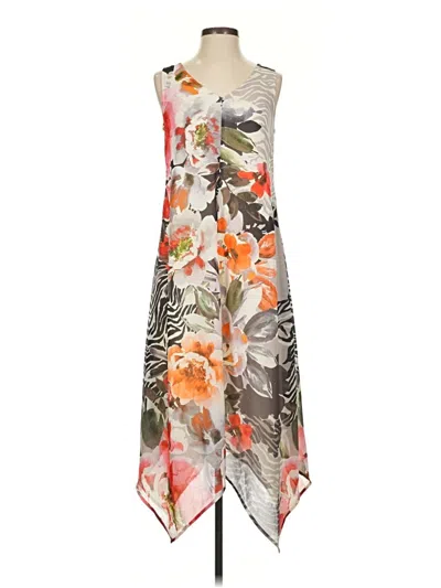 Pre-owned Soft Surroundings Casual Dress In Gray