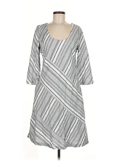 Pre-owned Soft Surroundings Casual Dress In Gray