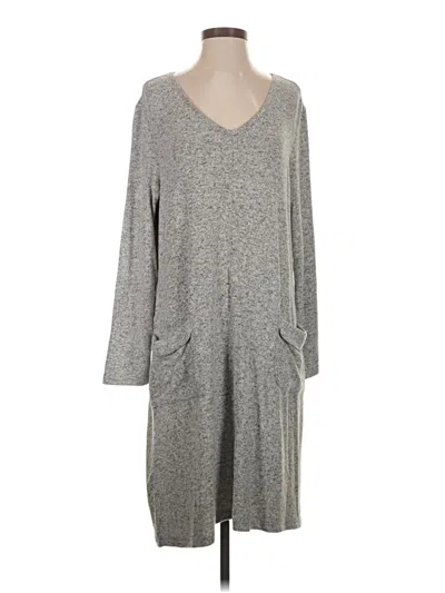 Pre-owned Soft Surroundings Casual Dress In Gray