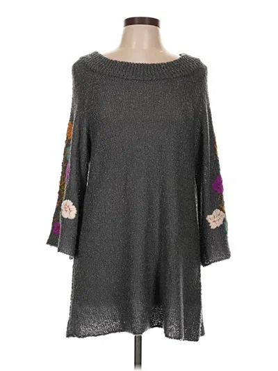 Pre-owned Soft Surroundings Casual Dress In Gray