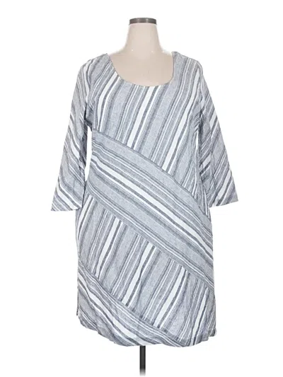 Pre-owned Soft Surroundings Casual Dress In Gray